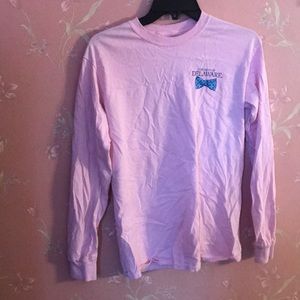 Pink University of Delaware long sleeved t-shirt